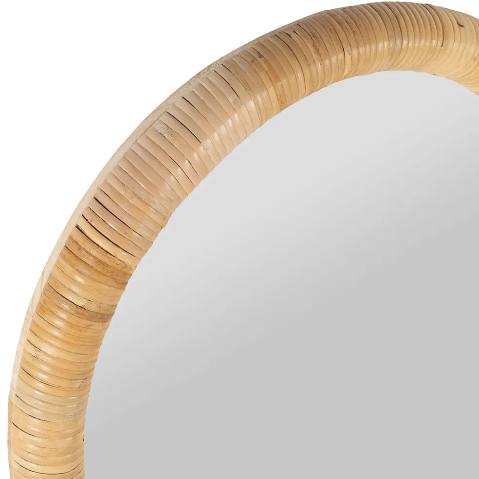 Miroir en rotin 46x124cm - Ilena