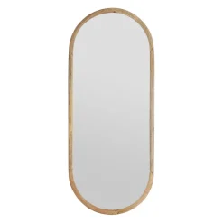 Miroir ovale en manguier 49x119.5cm - Hervea