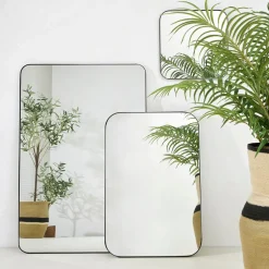 Miroir rectangle en fer h123.5m - Kerian