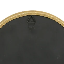 Miroir rond convexe en laiton doré d14.5cm - Edman