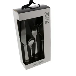 Ménagère 24 pièces en acier inoxydable