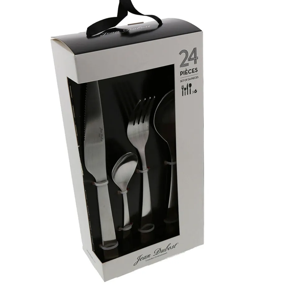 Ménagère 24 pièces en acier inoxydable