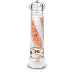 Moulin sel rose de l'Himalaya et sel blanc halite XL - 355g