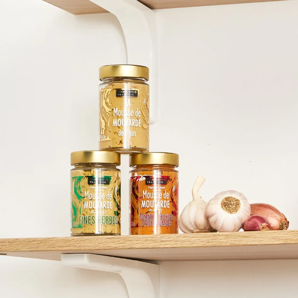 Mousse de moutarde aux fines herbes