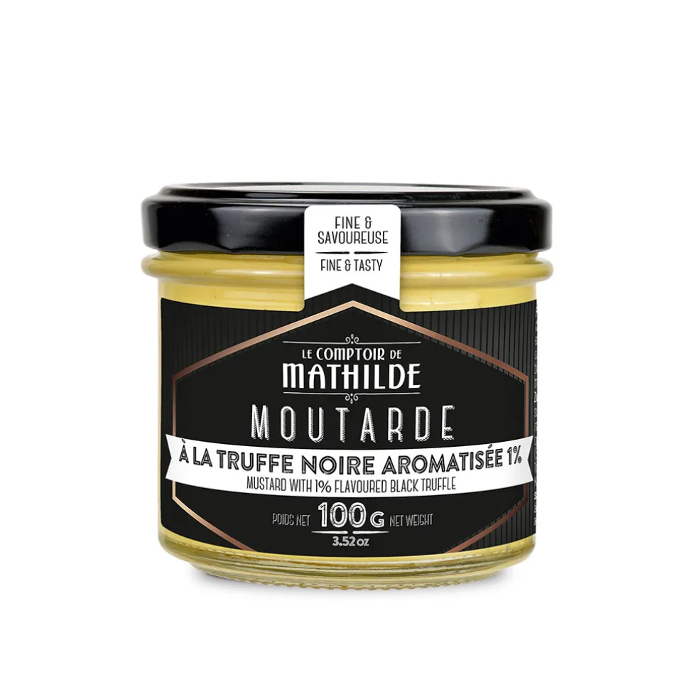 Moutarde a la truffe noire aromatisée 100gr