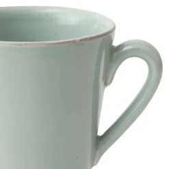 Mug americain en faïence vert d'eau