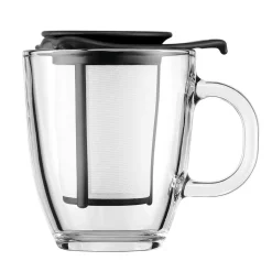 Mug avec filtre en verre trempé 35cl