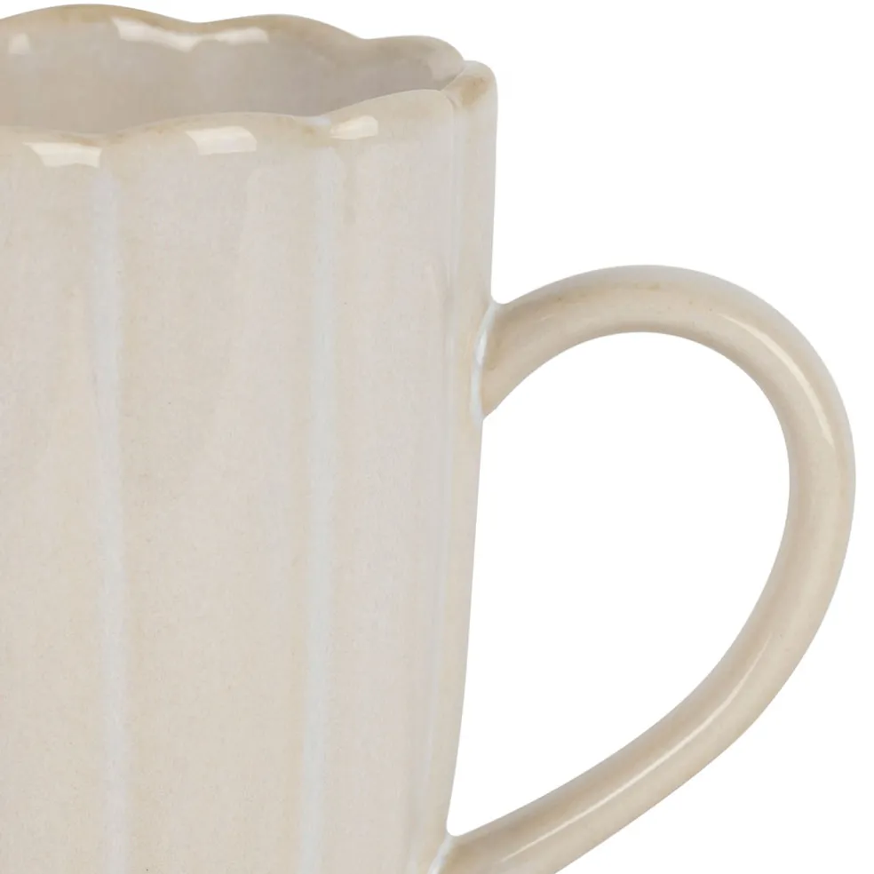 Mug en grès écru 30cl - Romancero