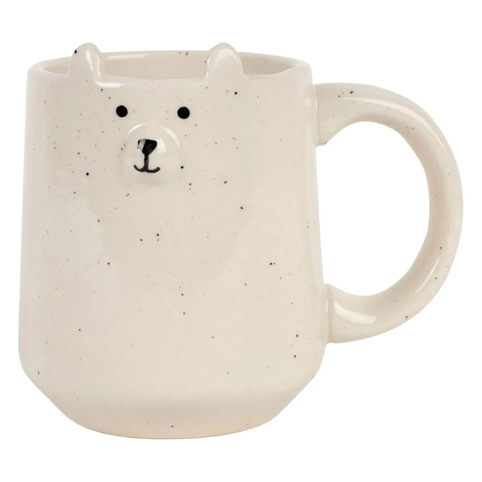 Mug en grès ourson blanc 35cl - Sweetdream