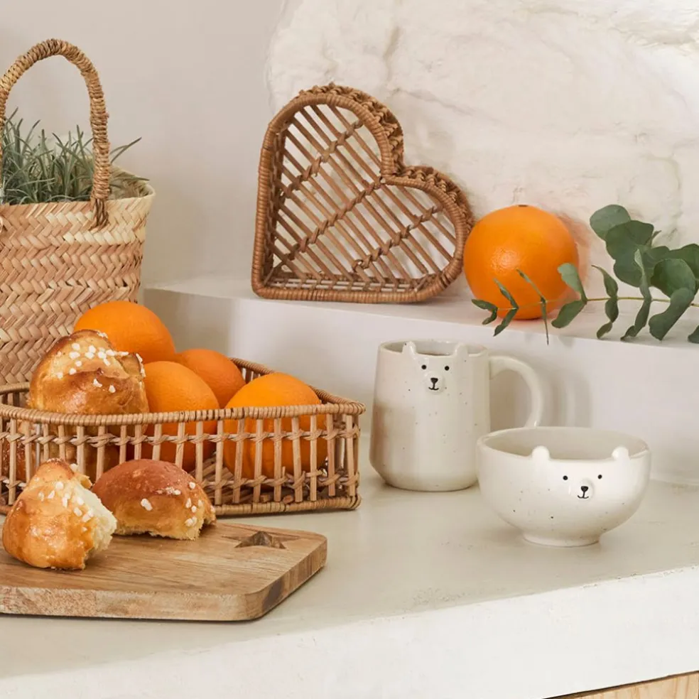 Mug en grès ourson blanc 35cl - Sweetdream