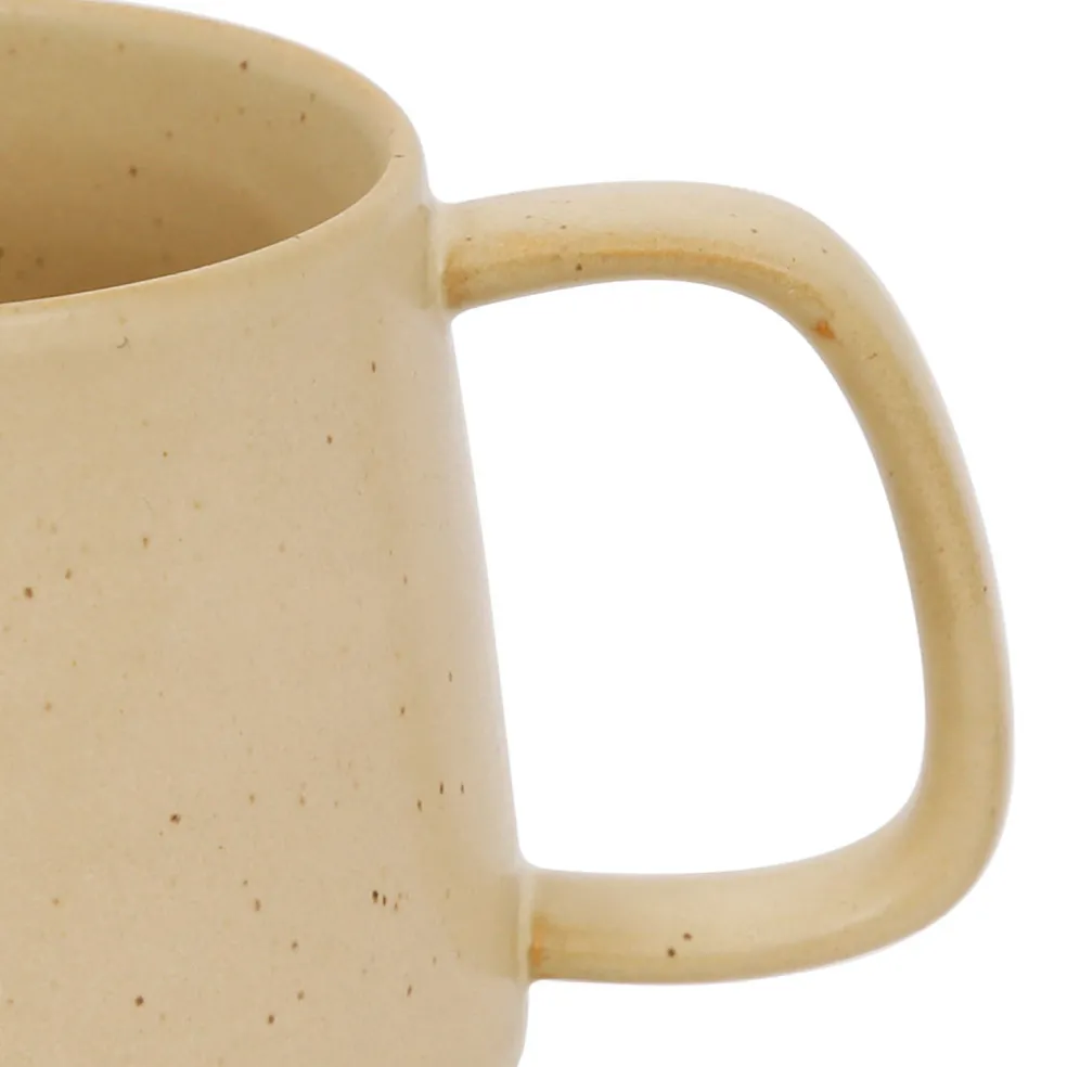 Mug en terre cuite jaune pâle 58cl - Ekume