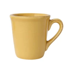 Mug expresso en faïence moutarde