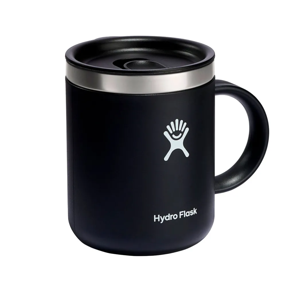 Mug isotherme avec poignée noir 355ml