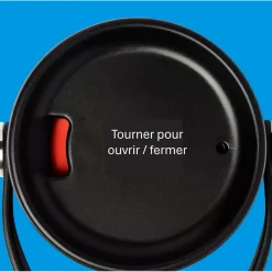 Mug isotherme bouchon flex noir 355ml