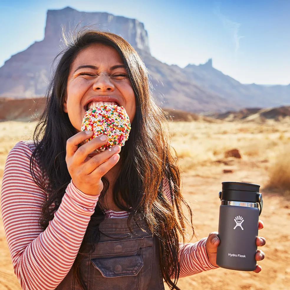 Mug isotherme bouchon flex noir 355ml