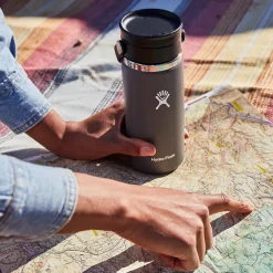 Mug isotherme bouchon flex noir 473ml