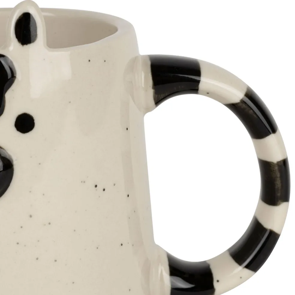 Mug zèbre en grès blanc 35cl - Zawadi