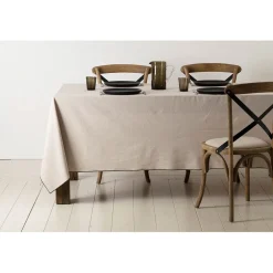 Nappe corino naturel 320x160cm coton lavé 170g/m2