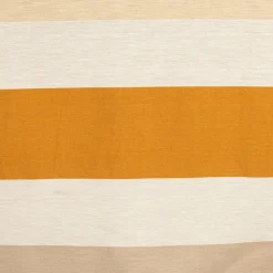 Nappe en coton écru et orange 250x145cm - Famille
