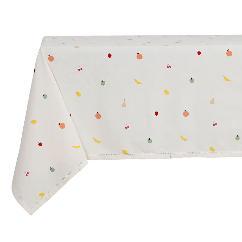 Nappe en coton multicolore 250x145cm - Les Fruits
