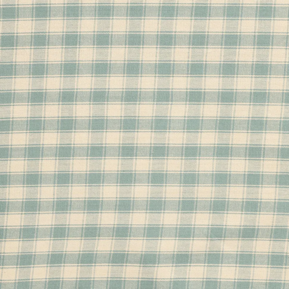 Nappe en coton vichy sauge 250x150cm - Campagne