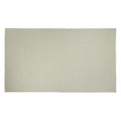 Nappe en coton vichy sauge 250x150cm - Campagne