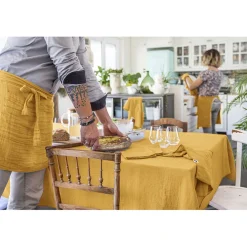 Nappe safran 150x250cm - Gaia