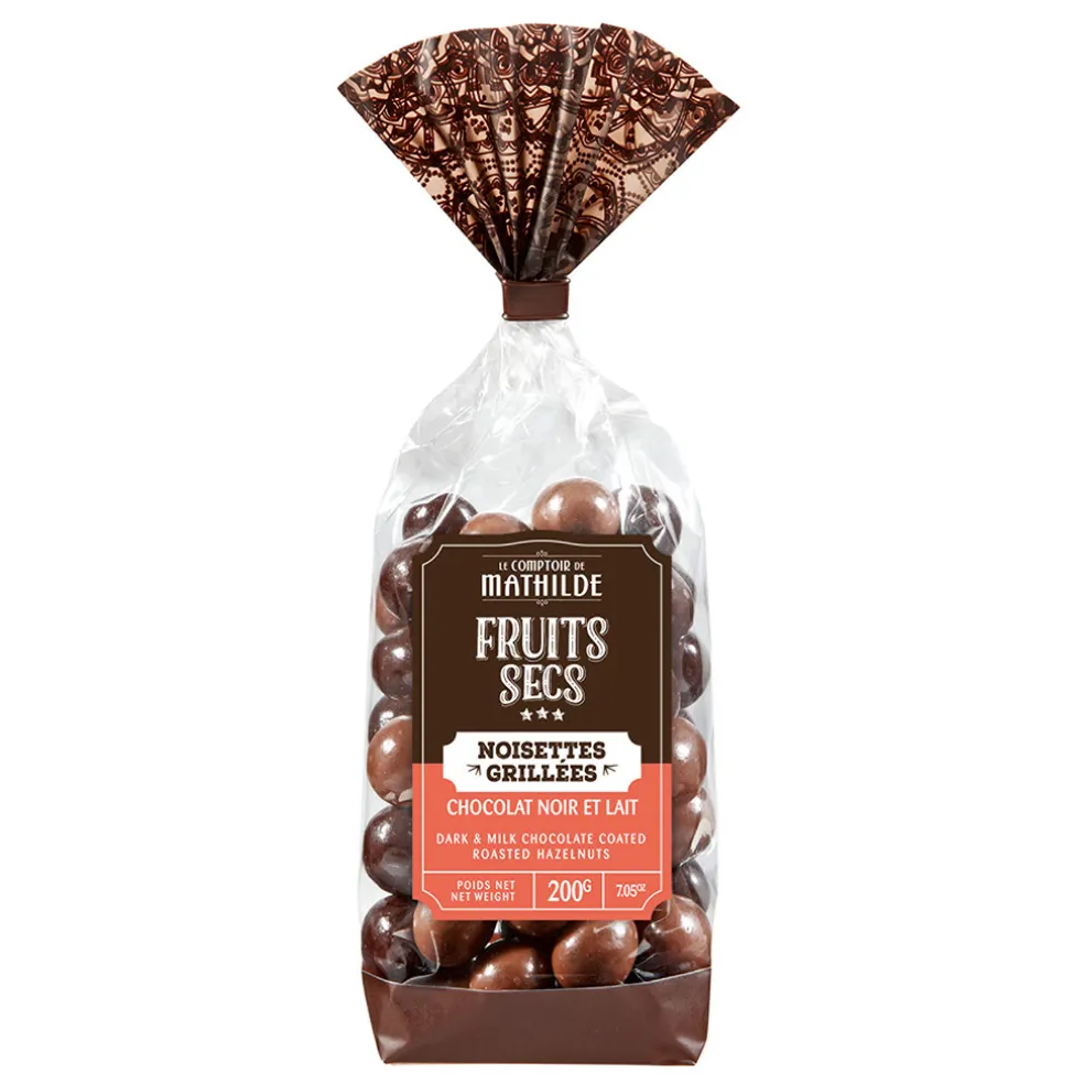 Noisette grillee chocolat noir et lait - 170g