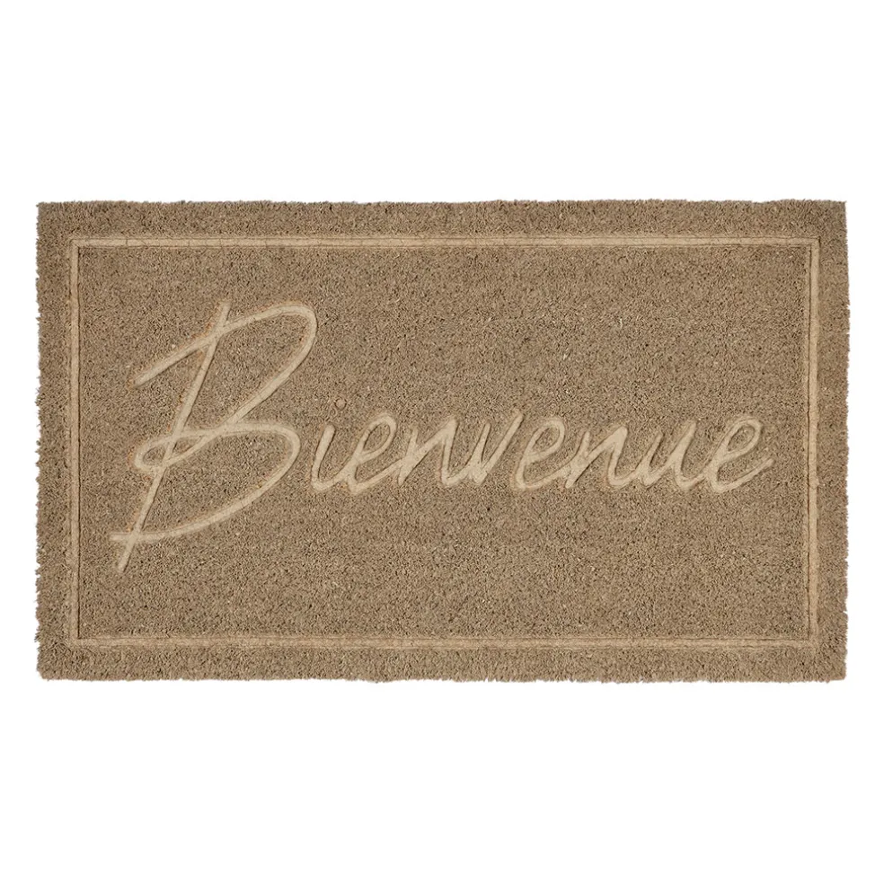 Paillasson en fibre de coco naturel 73x43cm