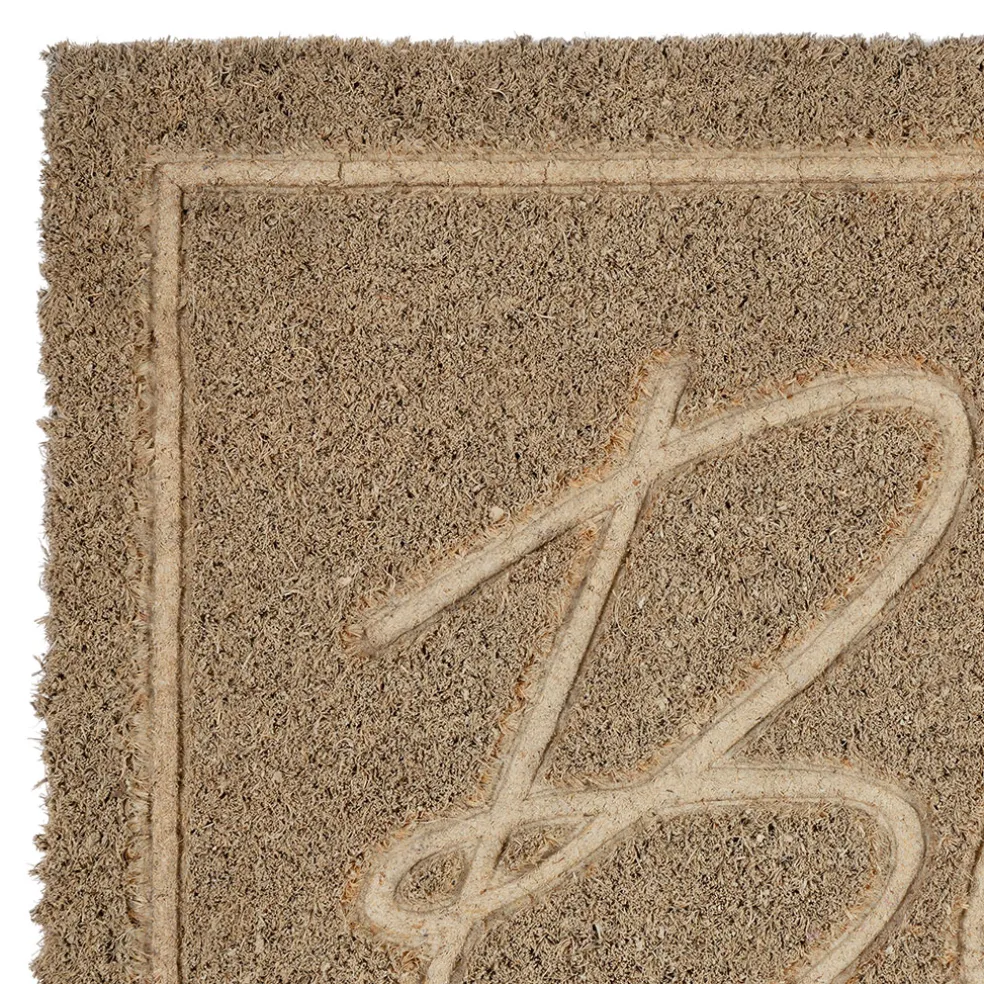 Paillasson en fibre de coco naturel 73x43cm