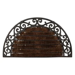 Paillasson en fonte et fibre de palmier 68x40cm