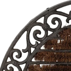 Paillasson en fonte et fibre de palmier 68x40cm