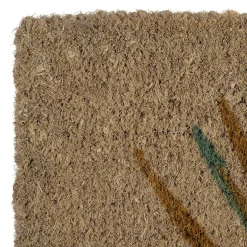 Paillasson palmier bleu 73x43cm