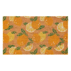 Paillasson retro summer orange et jaune 73x43cm