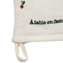 Paire de gants cuisine en coton écru - P'tit Légume