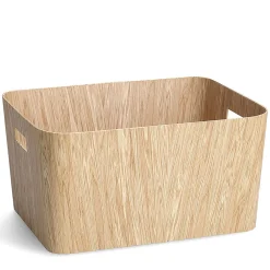 Panier en bois 40.6x30.5xh20.3cm