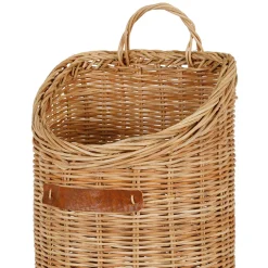 Panier mural cuisine tradition naturel en rotin