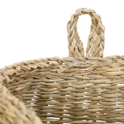 Panier mural x2 recif naturel 31x26x21 - 18x13x13cm jonc de mer