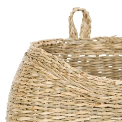 Panier mural x2 recif naturel 31x26x21 - 18x13x13cm jonc de mer