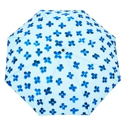 Parapluie compact manche tête de canard floral rain