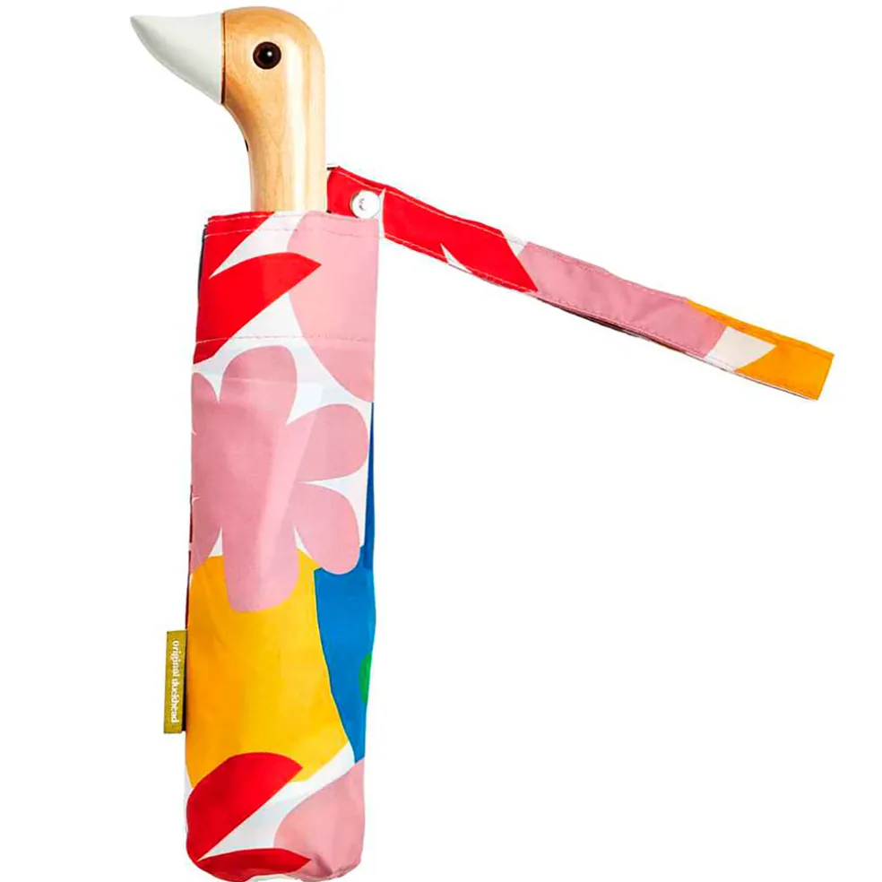 Parapluie compact manche tête de canard matisse