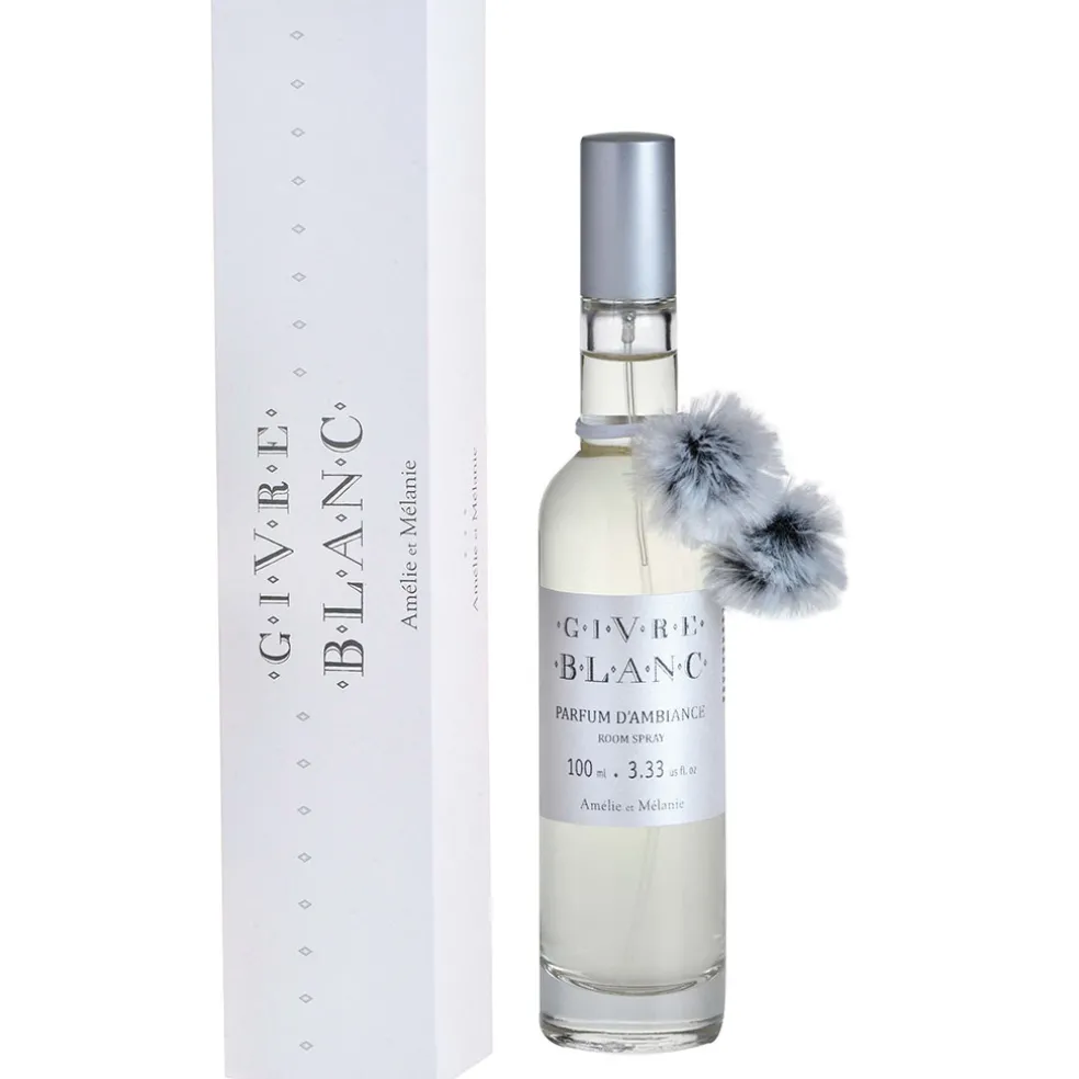 Parfum d'ambiance bergamote, rose, héliotrope 100ml - Givre blanc