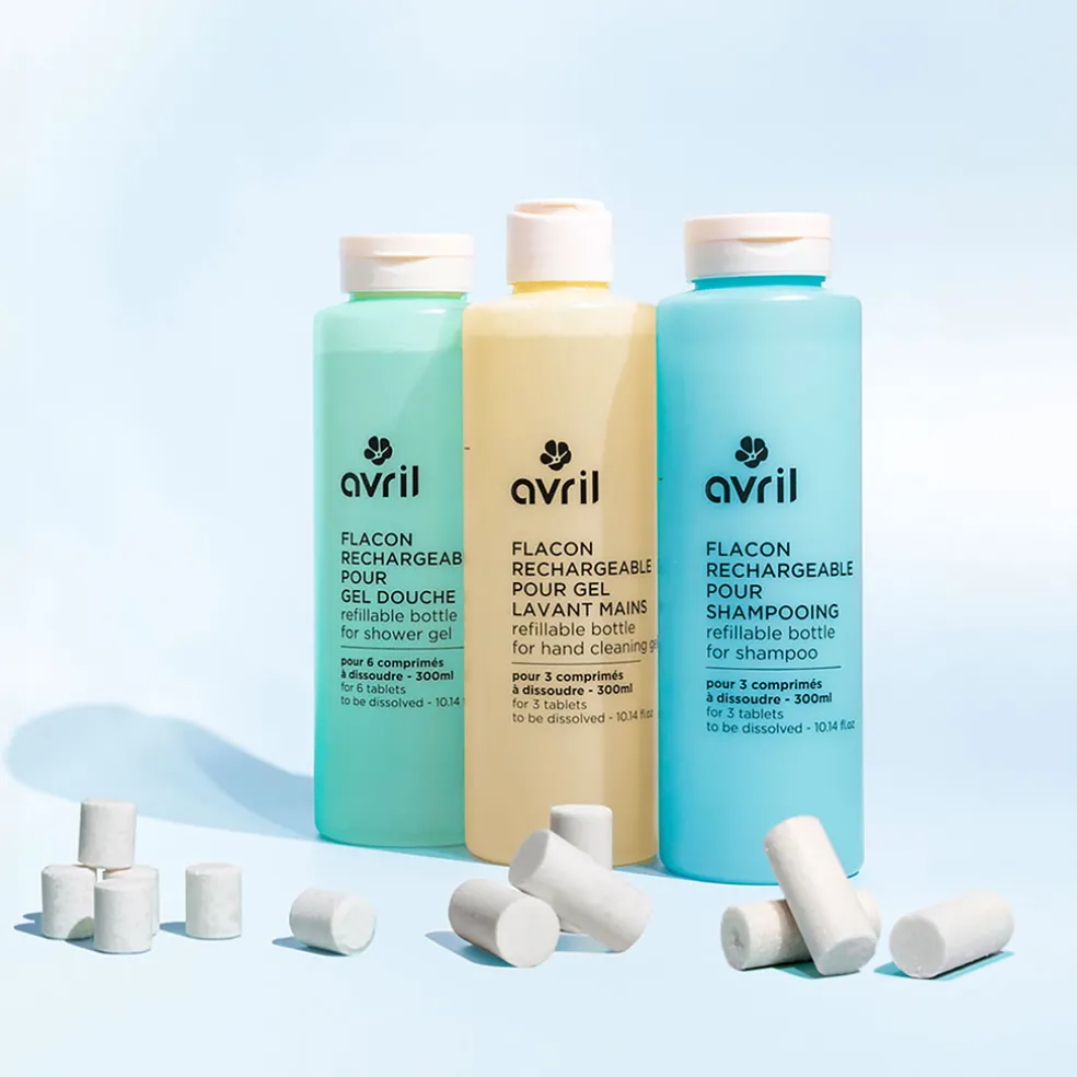 Pastille gel lavant mains à reconstituer parfum amande 300ml