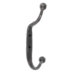 Patere double en fer noir - Minrai