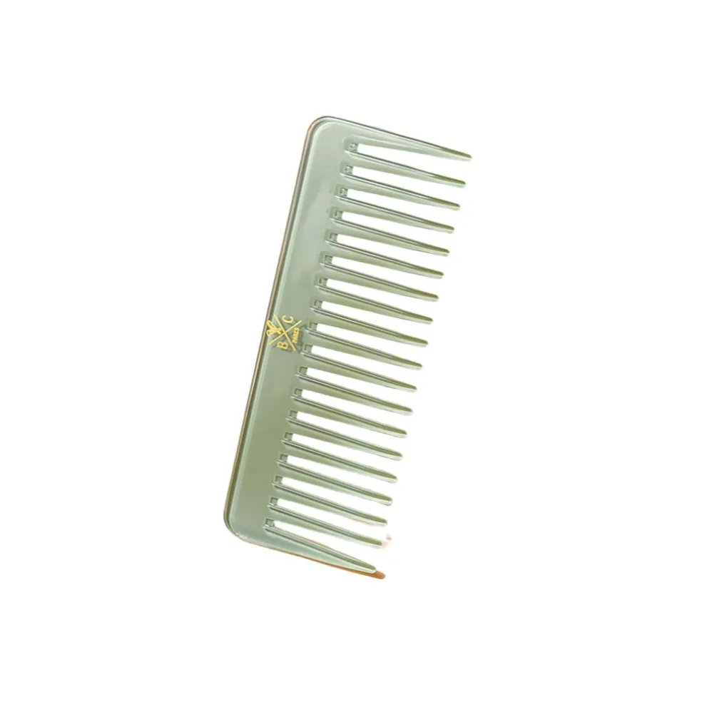 Peigne opaline vert d'eau