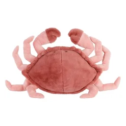 Peluche crabe en tissu corail - Eté A La Mer