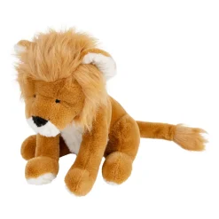 Peluche lion en tissu sable - Zawadi