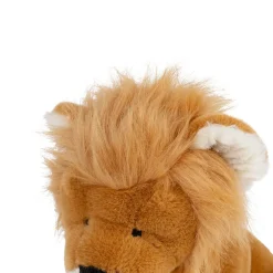 Peluche lion en tissu sable - Zawadi