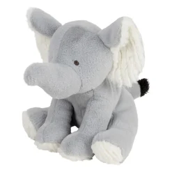 Peluche éléphant en tissu gris - Zawadi