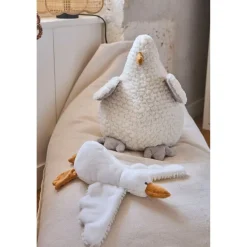 Peluche mouette blanc et jaune - Songes
